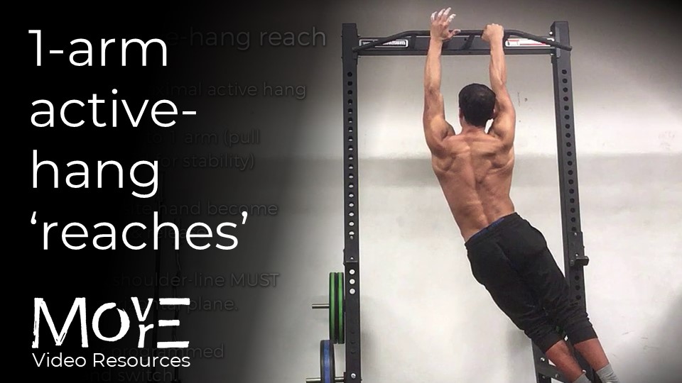 1-arm Active-hang 'Reaches'