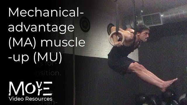 'Mehanical-advantage' (MA) muscle-up ...
