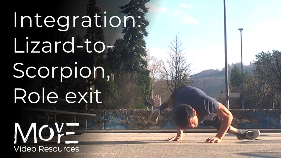 Lizard to (bent-arm) Scorpion, Role exit