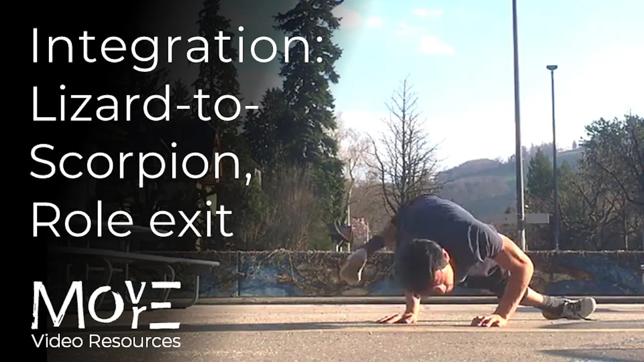 Lizard to (bent-arm) Scorpion, Role exit - Locomotion integration ...