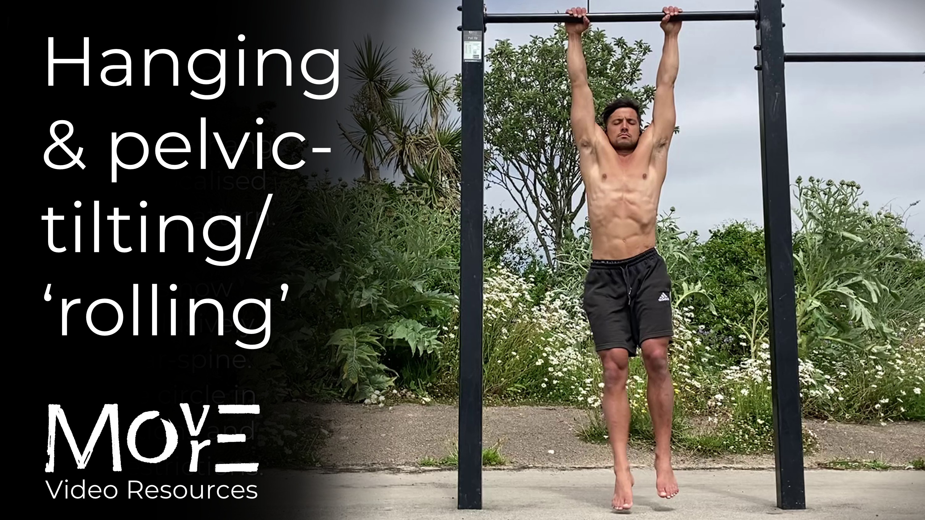 Hanging & pelvic-tilting/'rolling'
