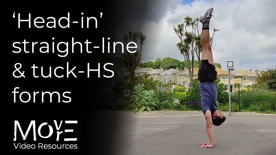 'Head-in' straight-line & tuck HS
