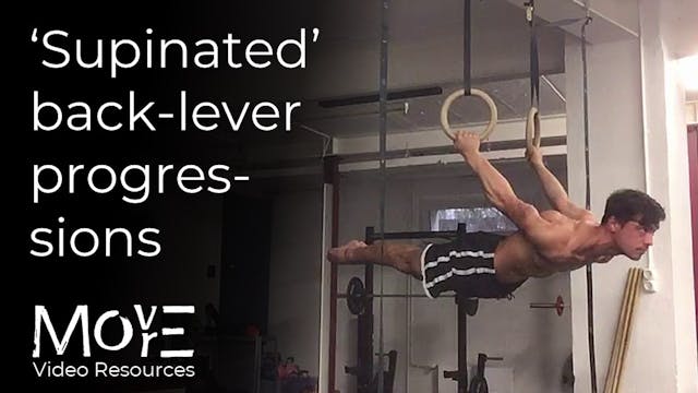 'Supinated' back-lever (BL) progressions