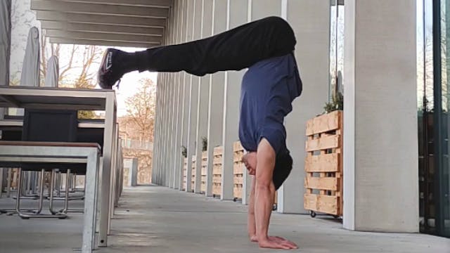 Handstand supported-alignment