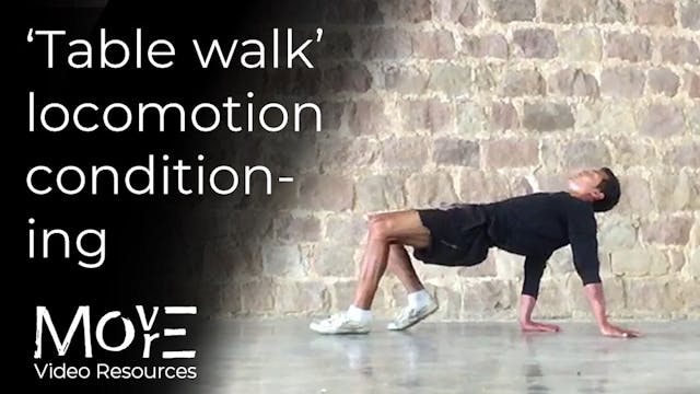 The ‘Table Walk’ conditioning pattern