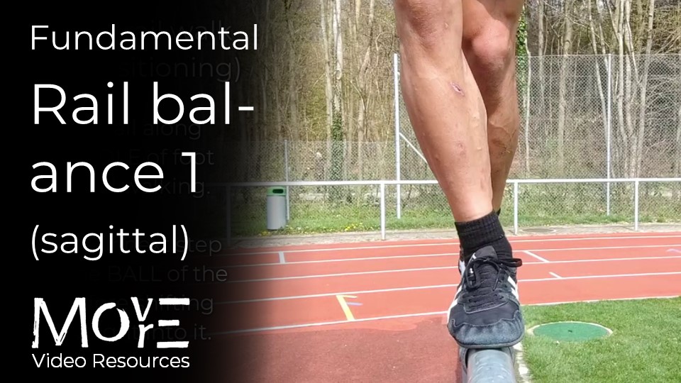Fundamental rail-balance 1 (sagittal walking & basic turning)