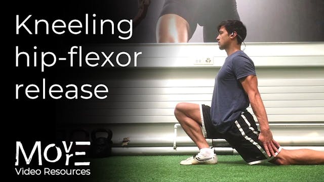 Kneeling hip-flexor release