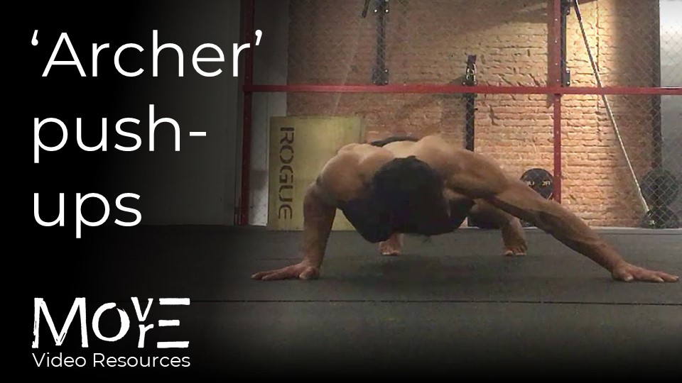 'Archer' pushups