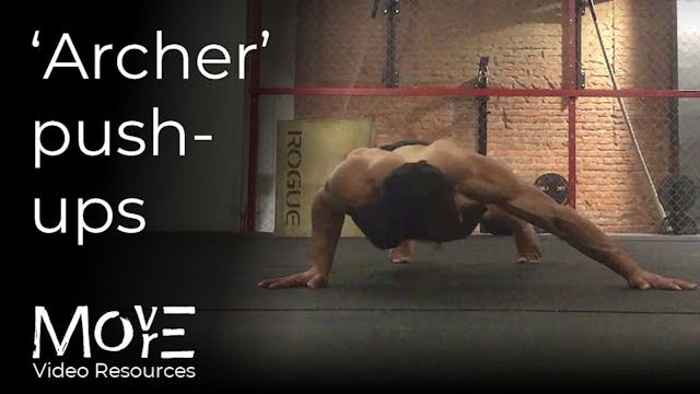 'Archer' pushups