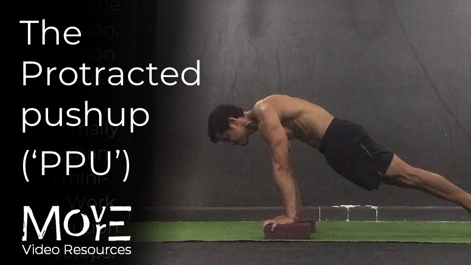 The 'Protracted pushup'
