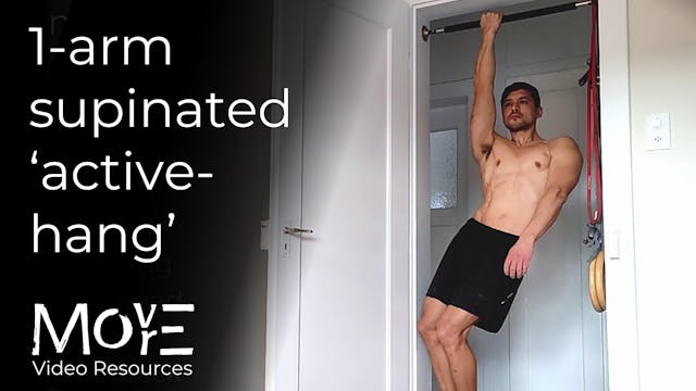 1-arm supinated hanging