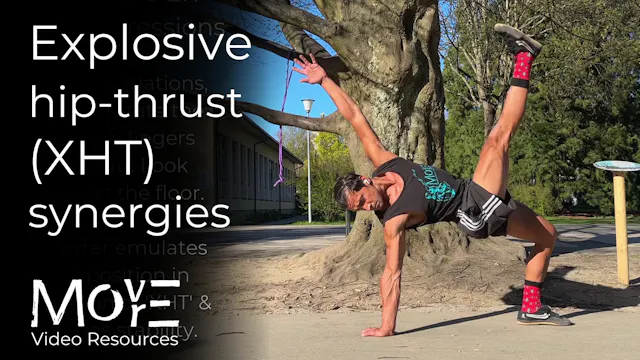 Explosive hip-thrust (XHT) synergies