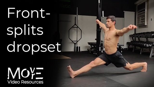 Front-splits dropset