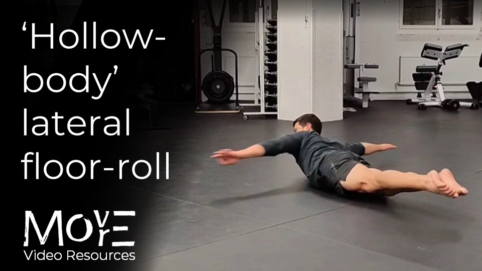 Lateral floor-roll variations 1: Hollow body