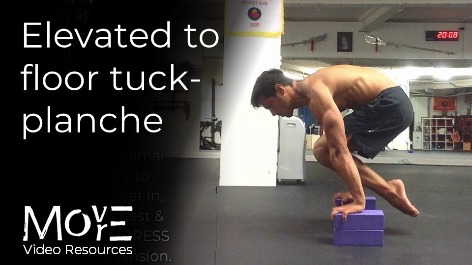 Elevated to Floor Tuck-Planche progressions