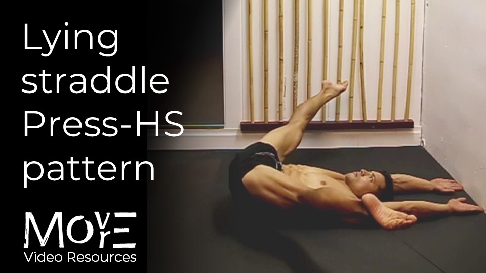 Lying straddle press-HS pattern