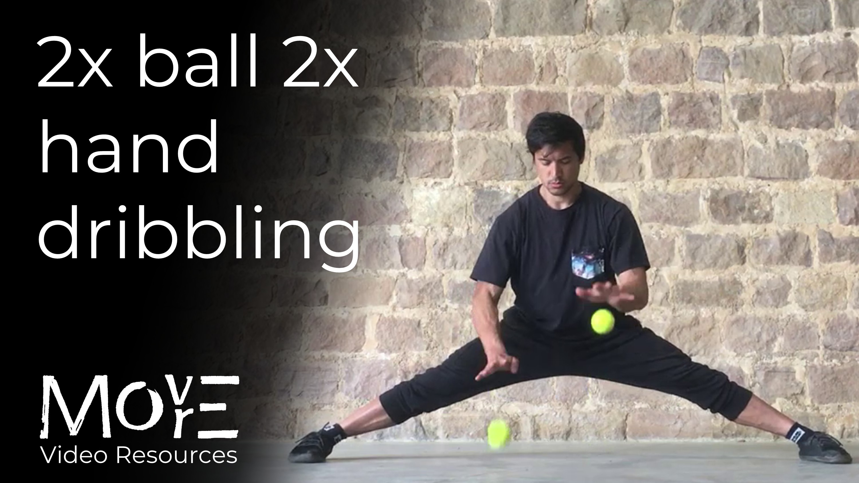 2x ball 2x hand dribbling