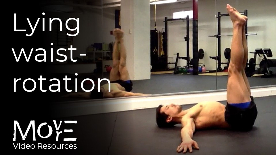 Lying waist-rotations