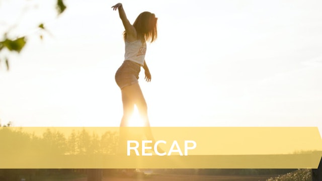 More focus for more balance and less stress: Recap