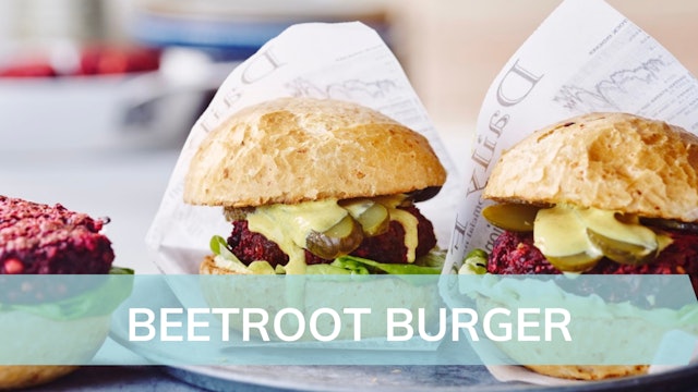 Recipe: Beetroot burger