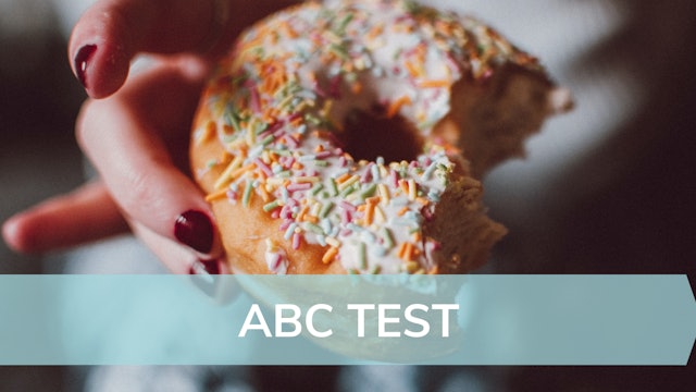 Emotional eating: ABC test