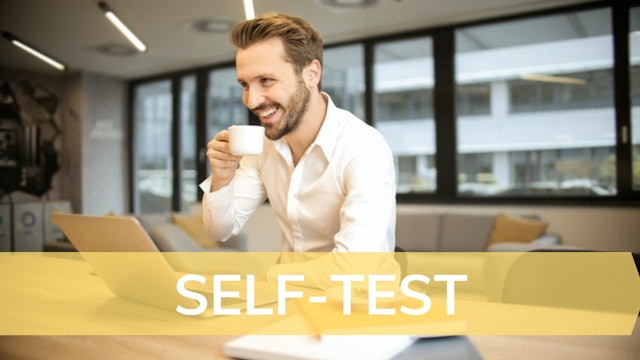 Self-test: The Work-Life self-test