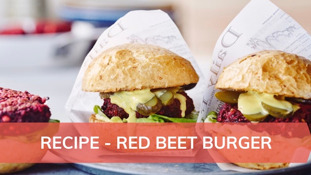 Recipe: Red beet burger