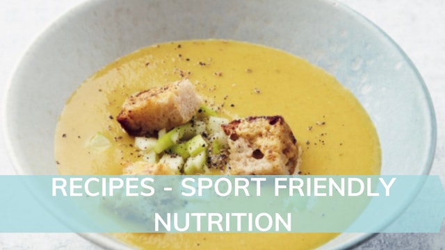 Recipes: Sport friendly nutrition