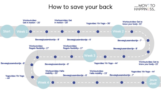 How to save your back: Overzicht van het programma