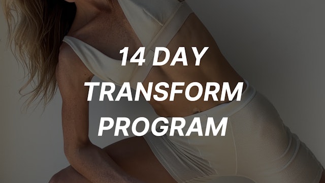 The 14-Day Transform Program Calendar