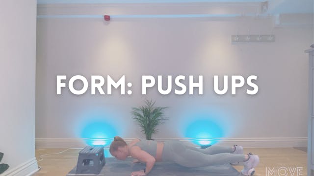 FORM: PUSH UPS