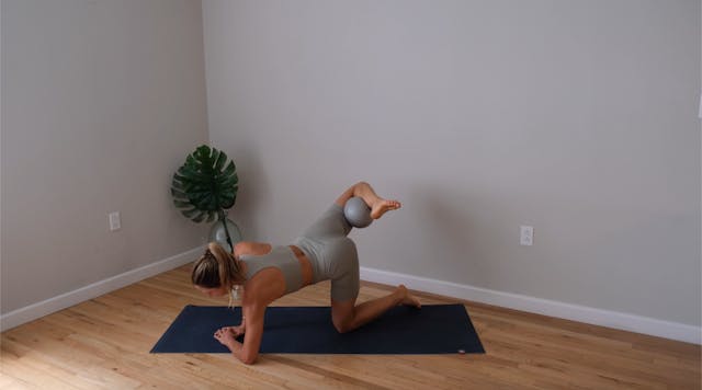 15 Minute Pilates Ball Workout