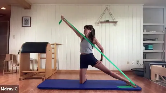 25 min with a Theraband