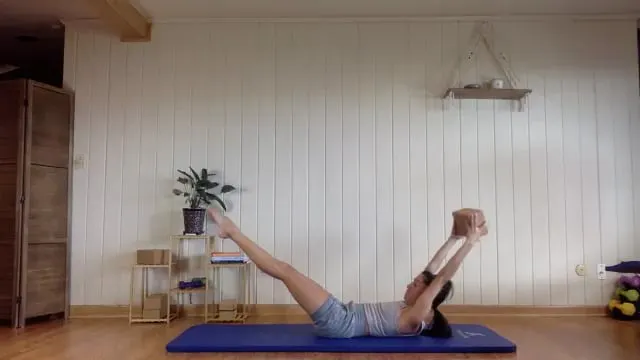 Balancing from your lower abs