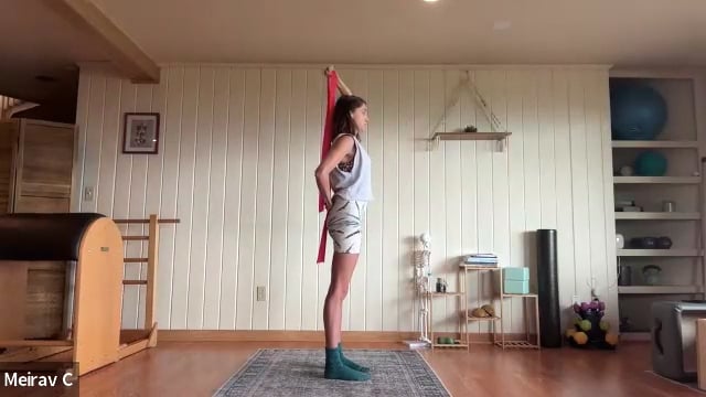 12 min with a theraband
