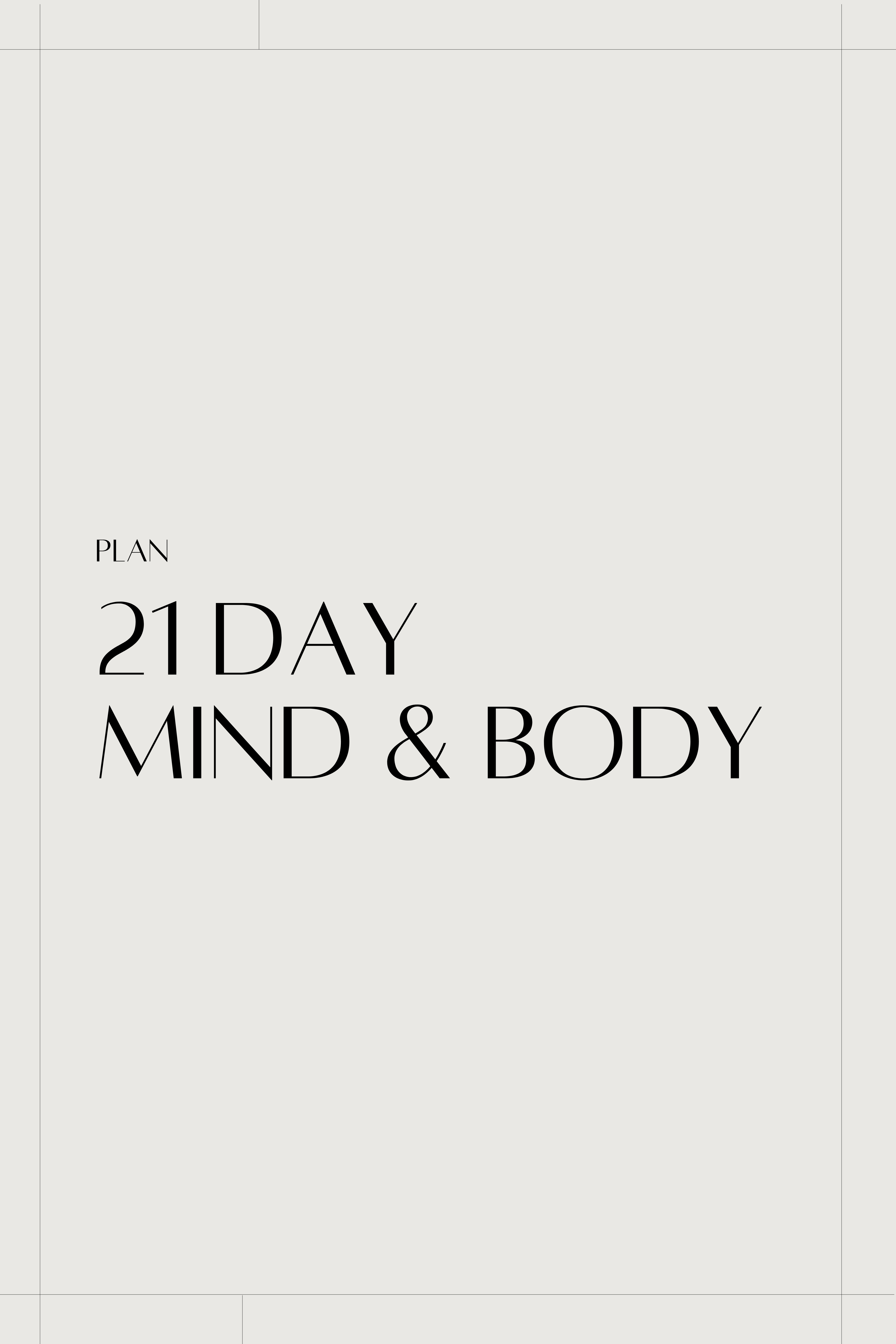 21 Day Mind & Body
