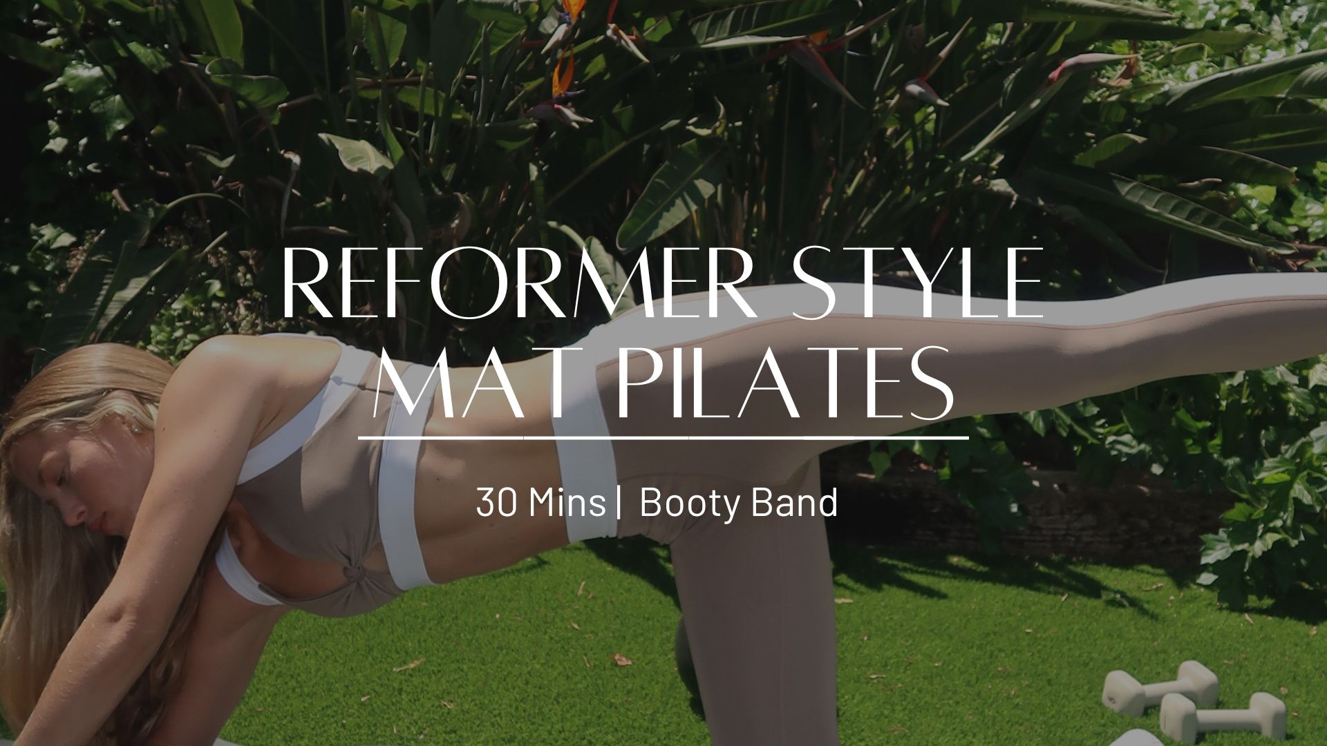 Reformer Style Mat Pilates (DAY 2 OF 14)