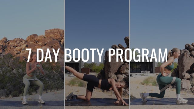 7 DAY BOOTY PLAN