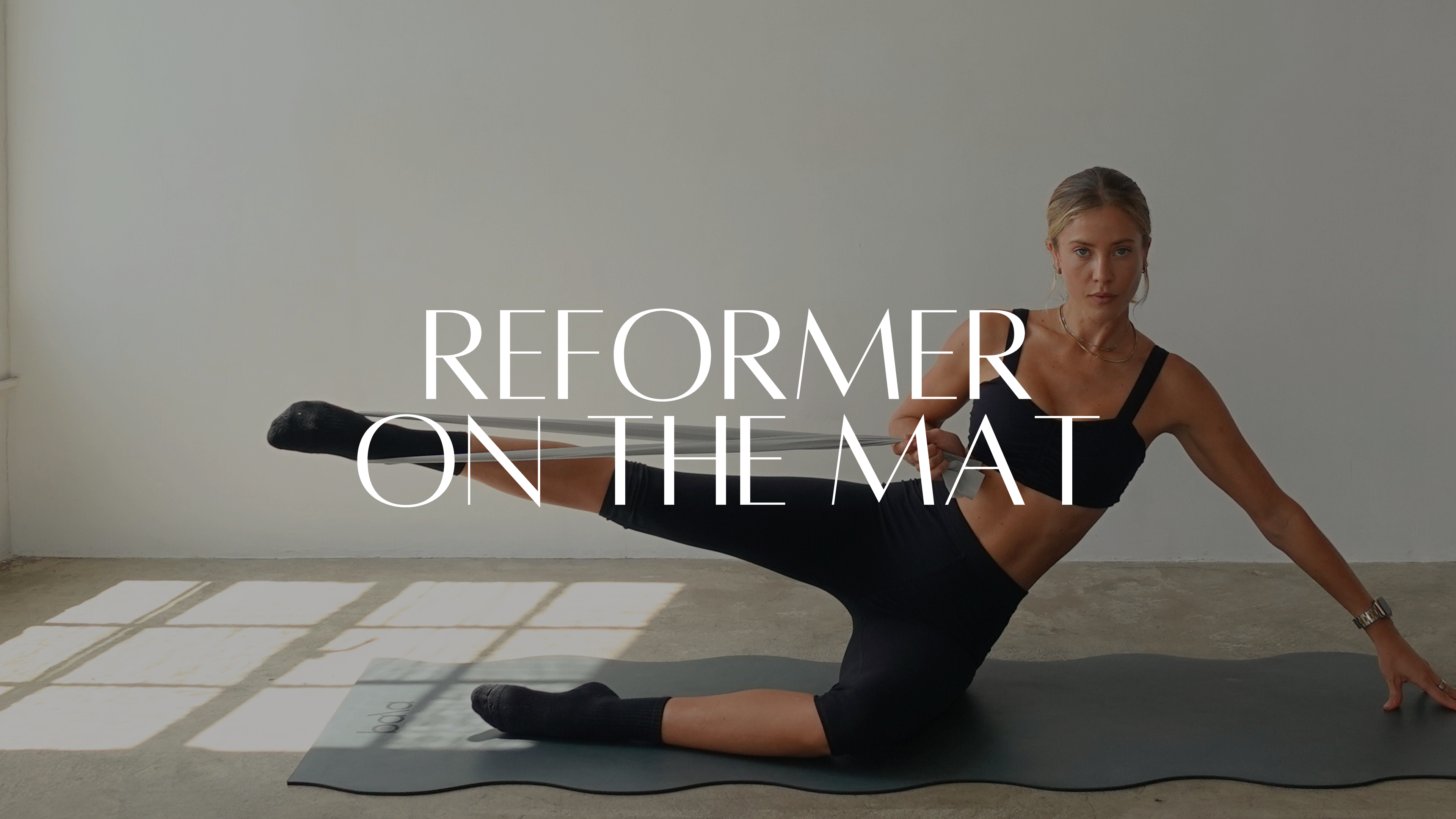 REFORMER ON THE MAT