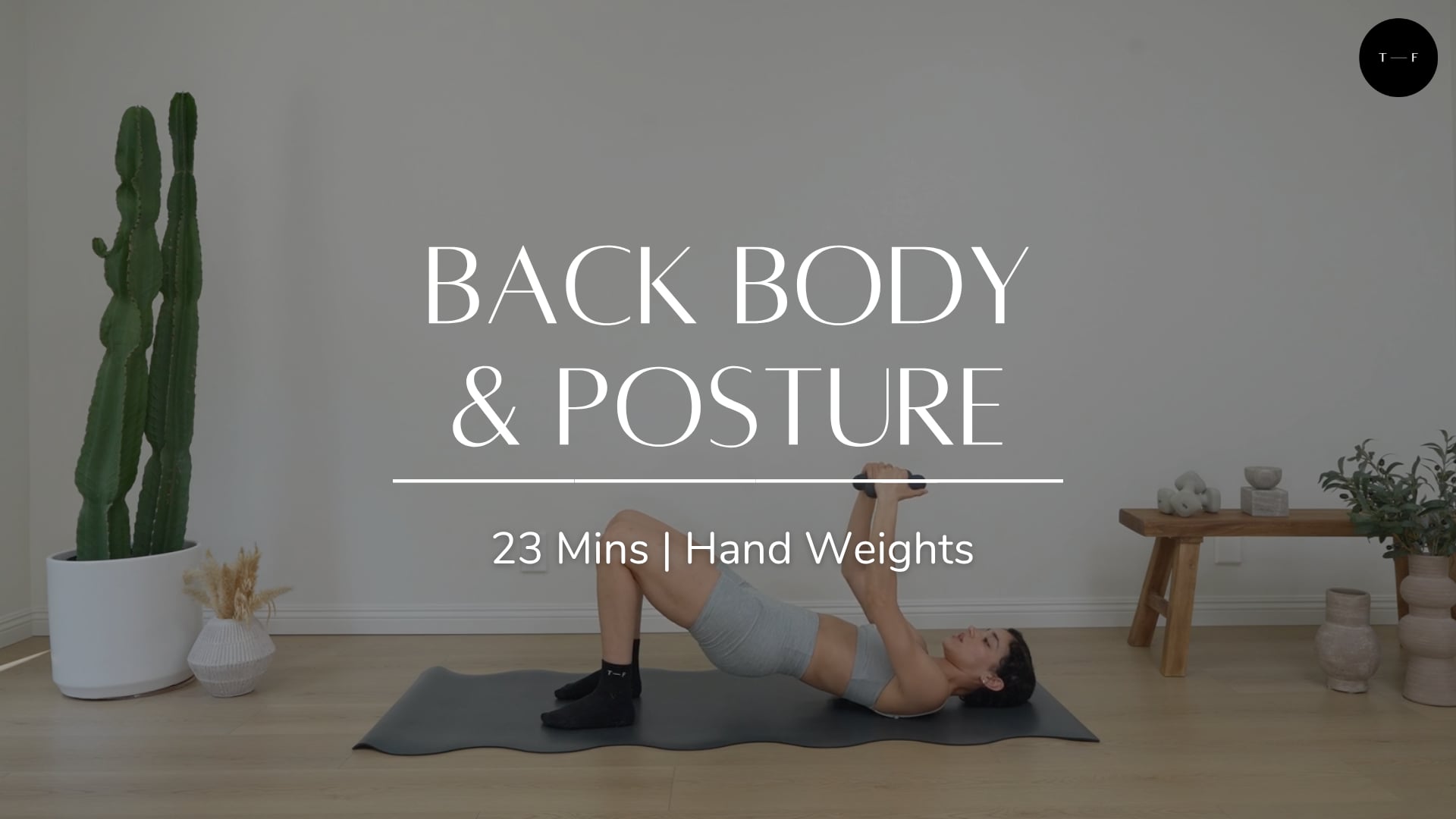 Back Body and Posture (THURSDAY)
