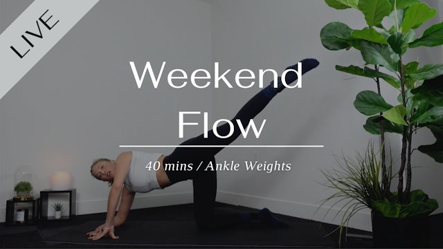 LIVE Weekend Pilates Flow 01/16