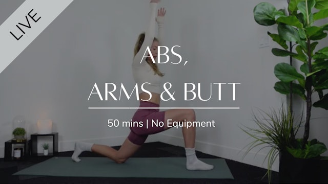 LIVE Abs, Arms & Butt