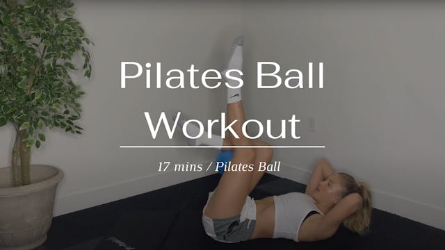 Pilates Ball Workout