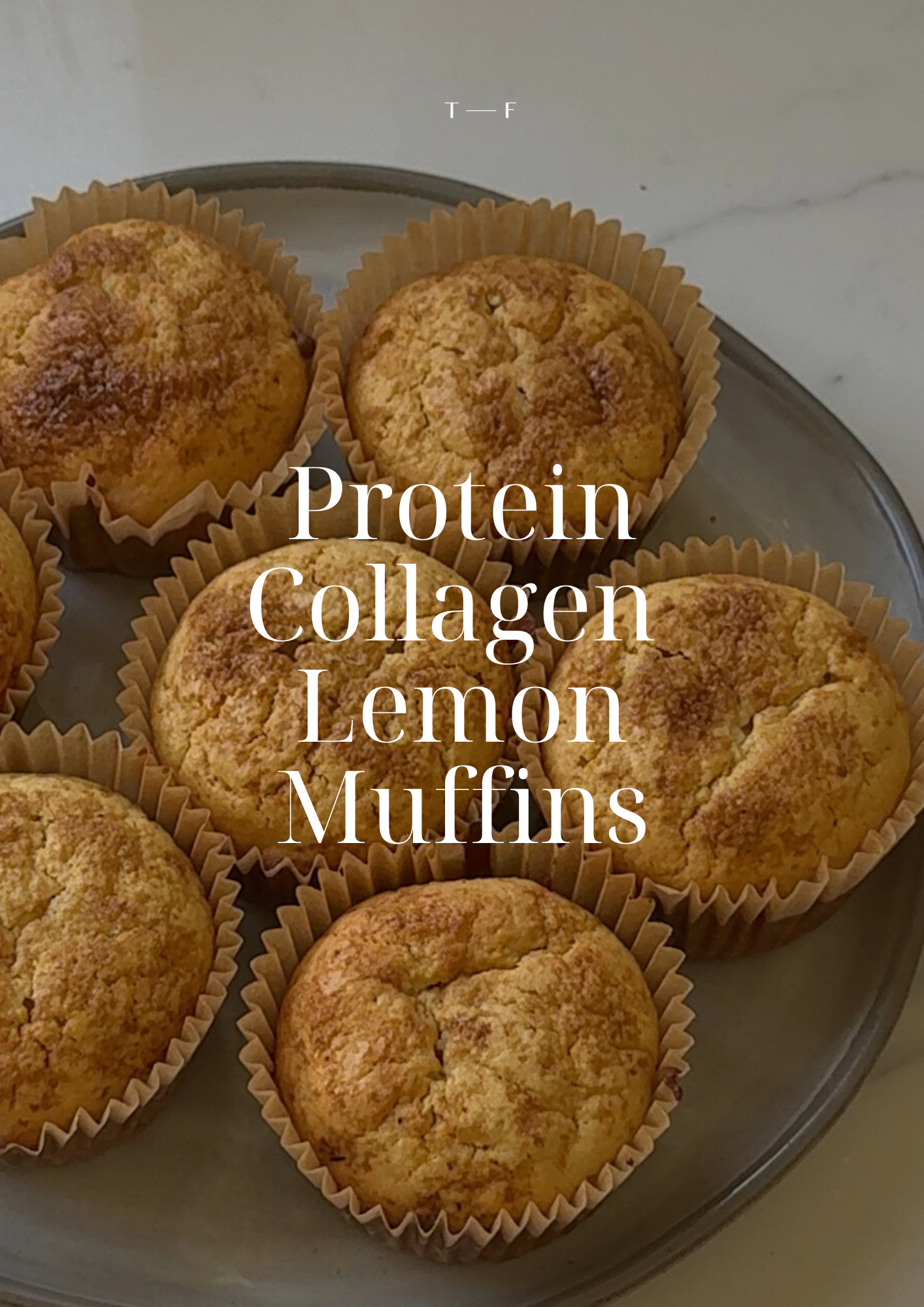 Protein Collagen Lemon Muffins