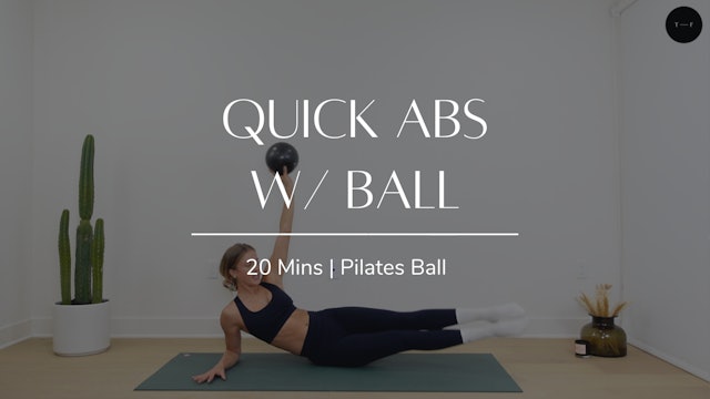Quick Abs w/ Ball