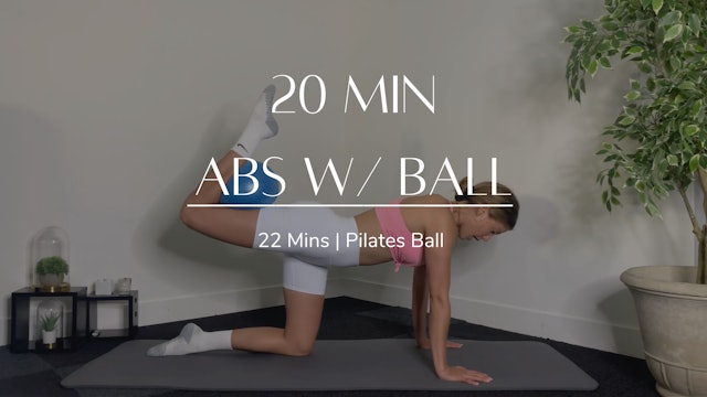 20 Min Abs With Ball 