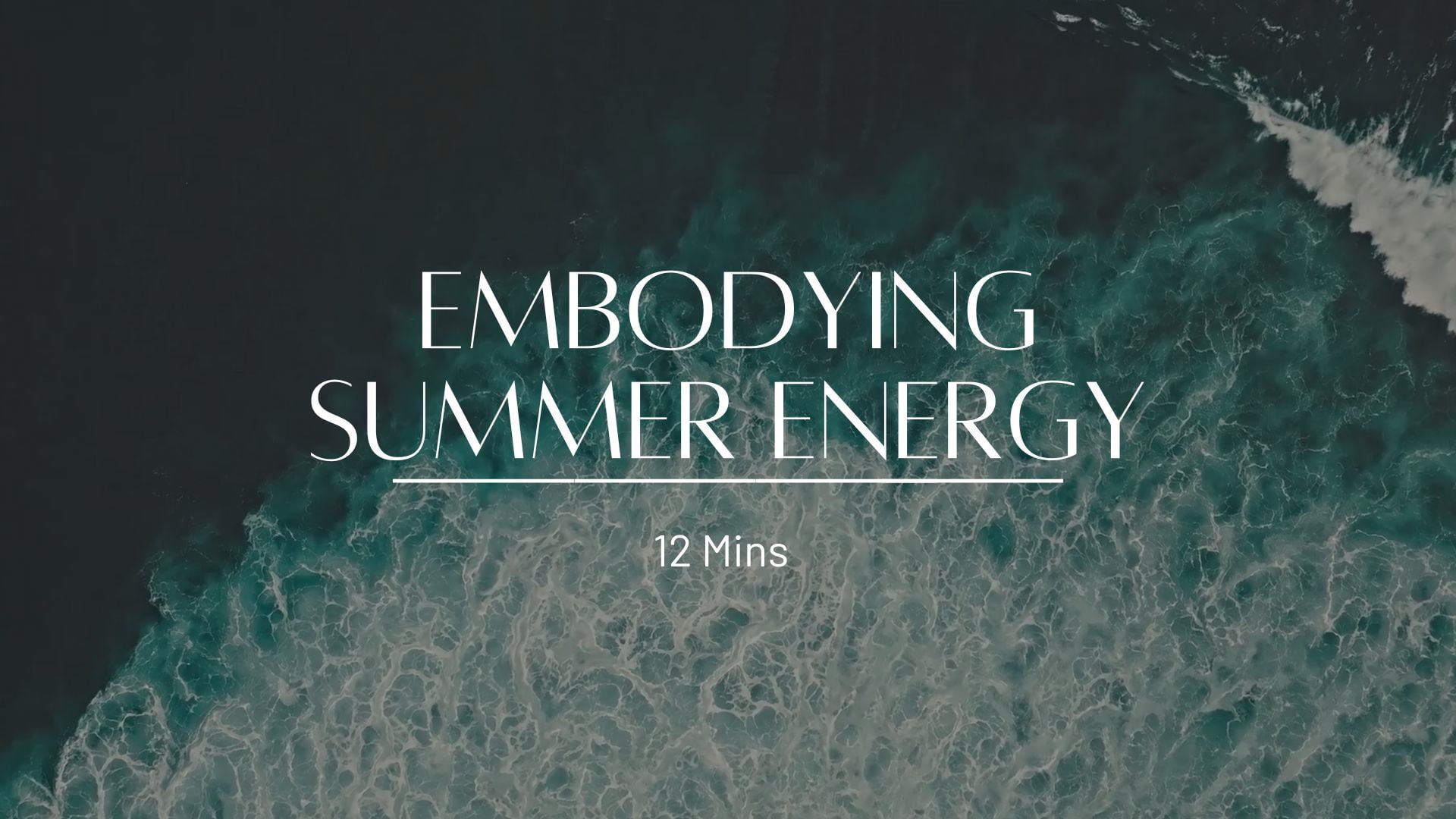 Embodying Summer Energy