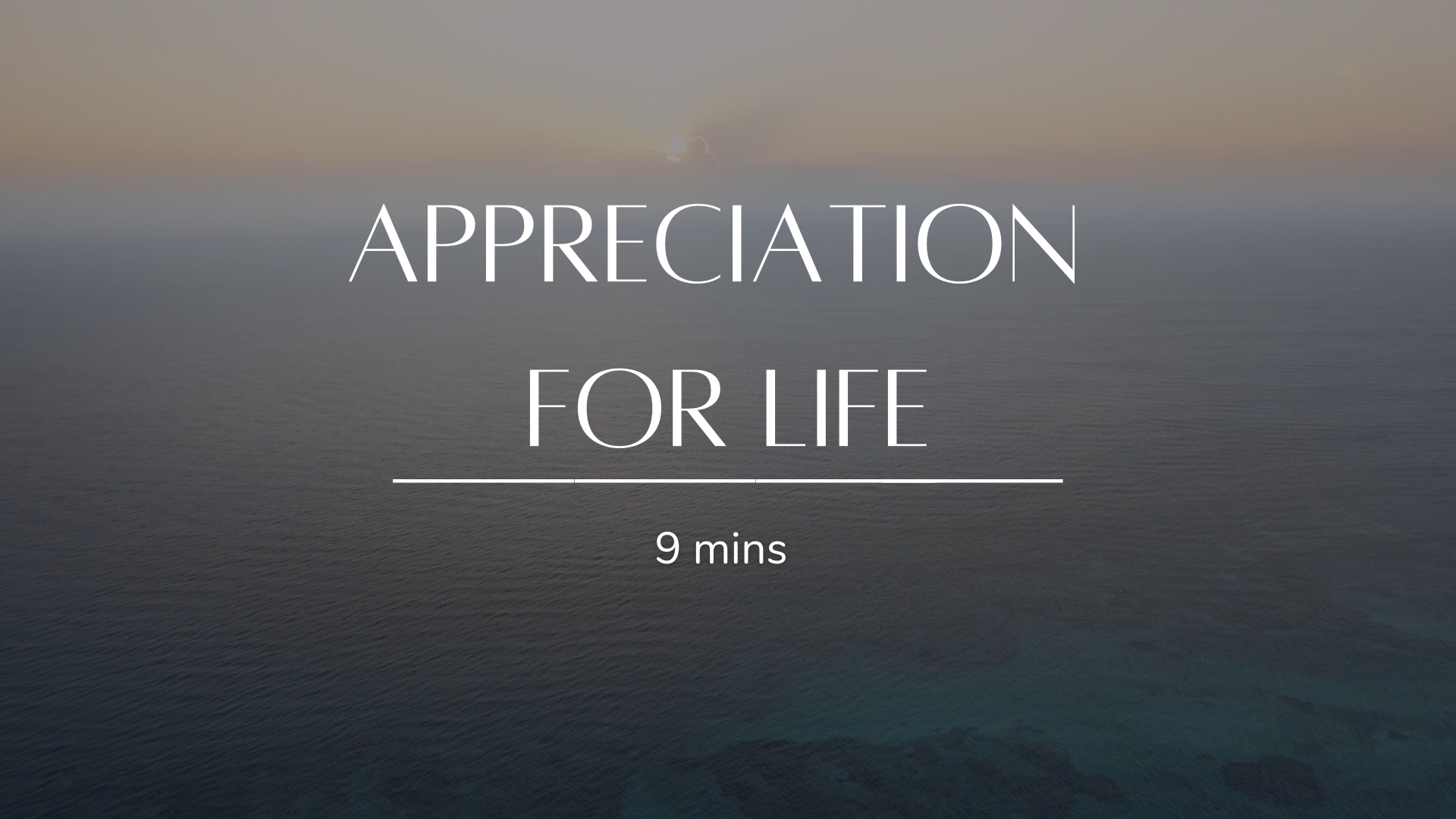 Appreciation for Life