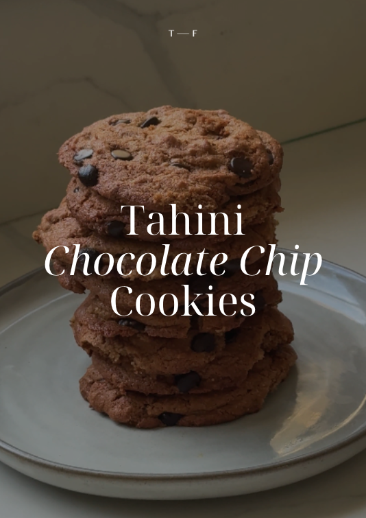 Tahini Chocolate Chip Cookies