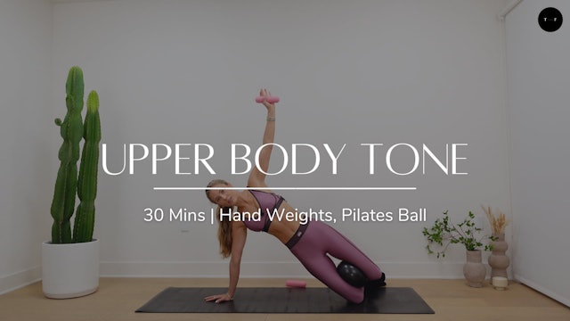 8 MIN TONED ARMS & BACK WORKOUT  Pilates Style Upper Body Shaping